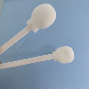 Cleanroom Long Handle Round Head Solvent Clean Tips Swabs Disposable Sterile