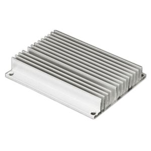 Silver Aluminium Extruded Heatsink , AL6063 T5 Heat Dissipation