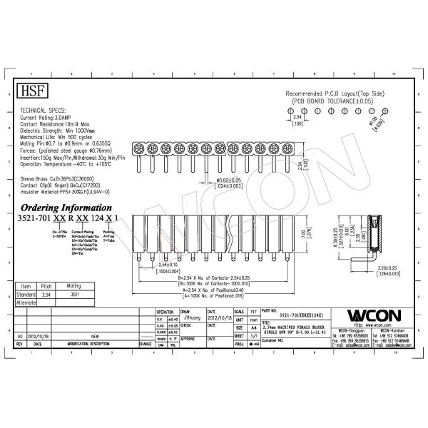 2.54mm Female Round Pin Header Connector Double Row Right Angle PPS Black