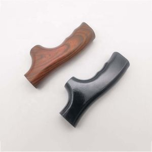 Customize Solid Wood Crutch Handgrip Non-slip Wooden Handle Wooden Accessories