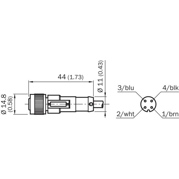 DOL-1204G02MC75KM0 SICK Plug Connectors And Cables SICK Laser Sensor