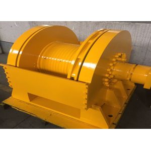 Small Size Tower Crane Winch 6 Ton 8 Ton With Special Drum Grooving