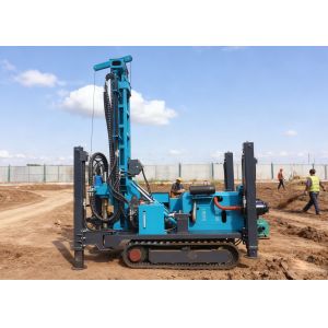 Quality High-efficiency Pneumatic 200 Drilling Rig Crawler Mounted Easy Movement for sale
