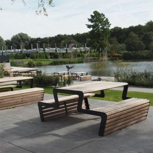 sun protection 1820L*1530W*800H mm Picnic Table Bench Set