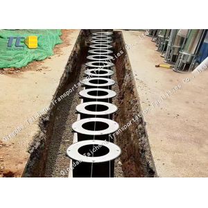 High Visible Electric Rising Bollards Hot Dipped Galvanized Surface Treatment