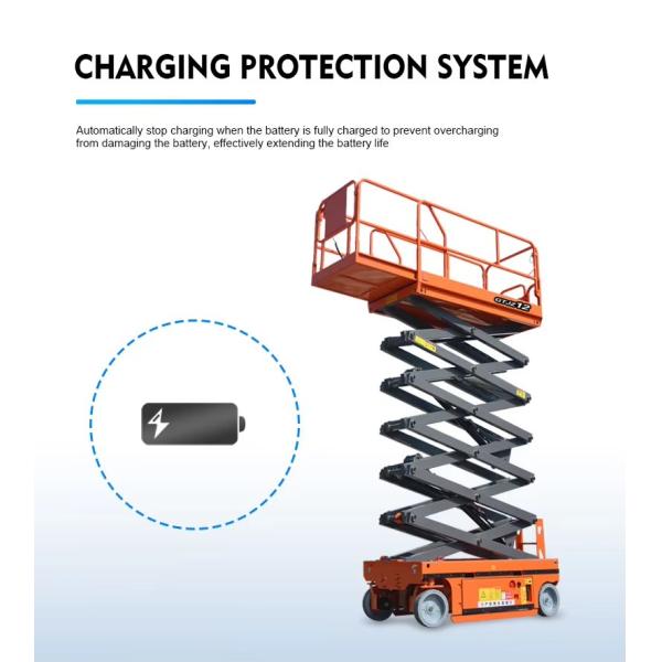 10m Battery Driven Self Propelled Electric Scissor Lift