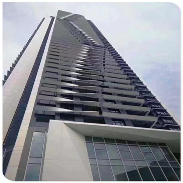 Buy Rectangle Shape Weather Resistance Curtain Wall With Good Sound Insulation at wholesale prices