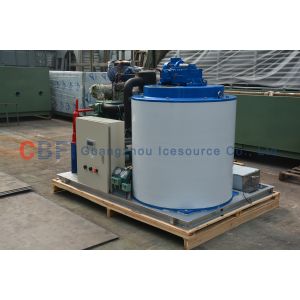 Air Cooling PLC 1Mm 2Mm Flake Ice Making Machine