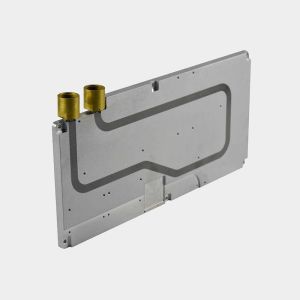 Aluminum Cold Plate Heat Sink with High Flow Rate and Screw Mounting Method