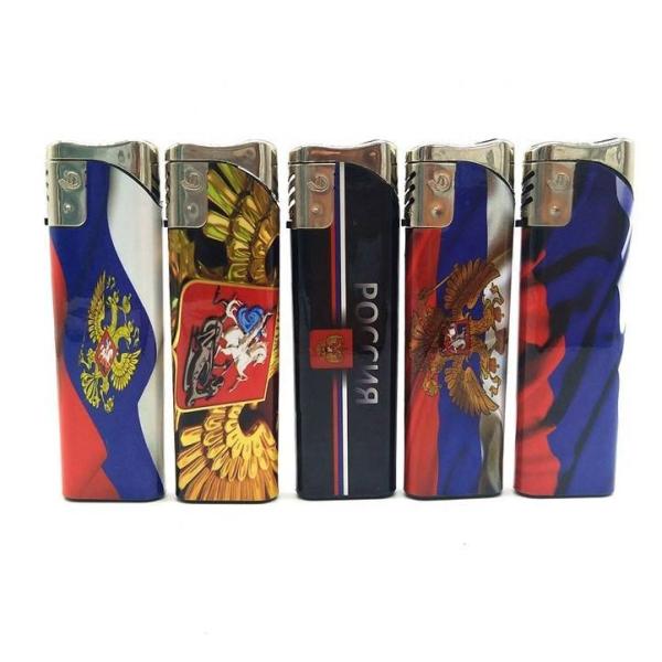 Dy-069 Wholesale High Quality Unique Electronic Cr Flip Plastic Lighter