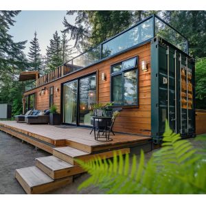 Expandable Container Garden House with Bedroom Outdoor Application Steel