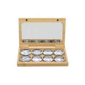 Quality 95g 118mm Eye Shadow Boxes Engraving Eyeshadow Makeup Box 15mm for sale