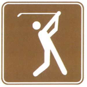 Tourist Attractions Brown Travelling Sign Reflective Film Sheet and Aluminum