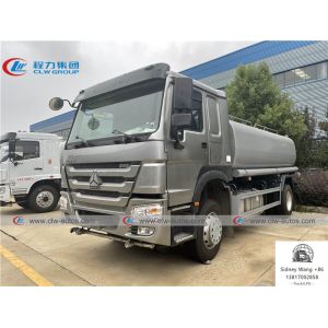 China HOWO 4x2 Left Hand Drive 10M3 Water Bowser Truck on sale