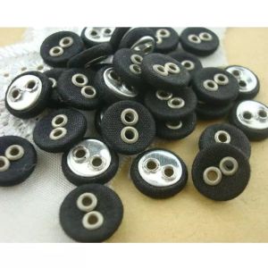 Wholesale DIY Aluminum Metal Shank shell Buttons Fabric Covered Buttons