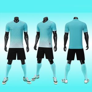 Breathable Soccer Jersey Team Set Premium Fabric Plain Soccer Jersey