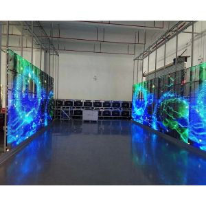 SMD1921 P3.91 P7.8 Transparent Led Advertising Curtain 1R1G1B