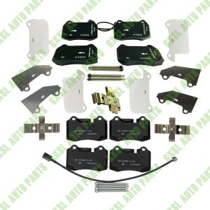 For Maserati GranTurismo, Quattroporte 4.2L Front & Rear Brake Pads Kit OEM 673010321 673012040 673012042