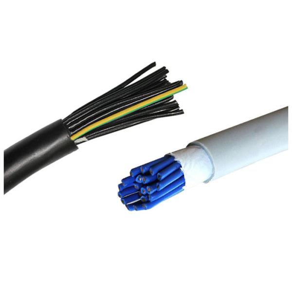 PVC Insulated PVC Sheathed UnShielded Control Cable With Yellow Green Earth Wire
