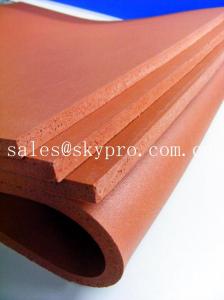 China Surface smooth / shark skin / embossed Neoprene Rubber Sheet , Silicone foam rubber sheet on sale