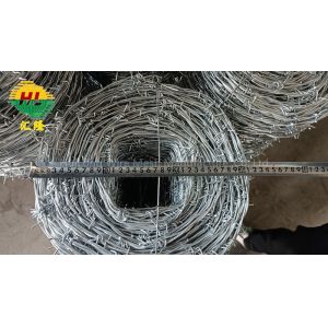 China Barbed Wire Fencing 610m 25 kg For Security on sale
