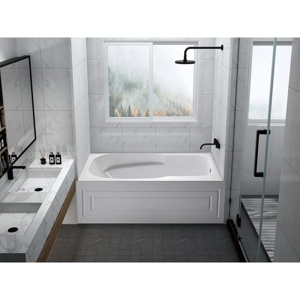 Buy PMMA Acrylic Skirt Bathtub White Without Drainer CUPC MG-DT1582 at wholesale prices