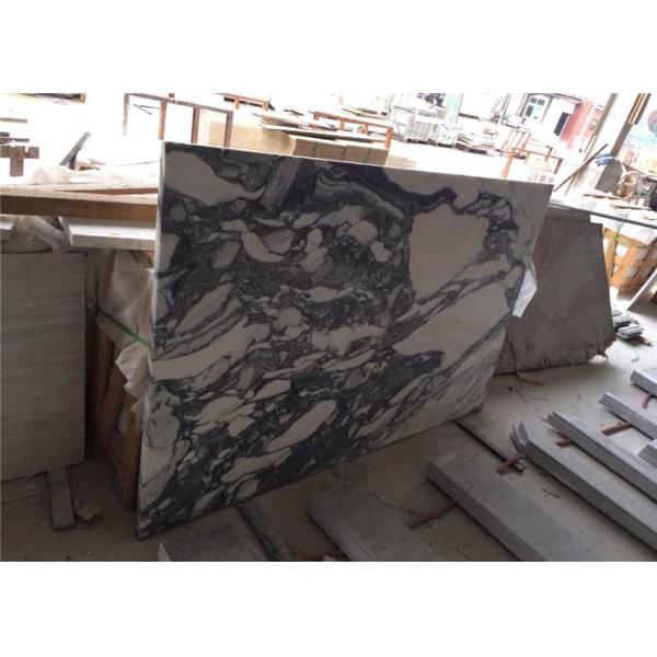 Arabescato Prefabricated Marble Countertops , Polished Pre Built Countertops For