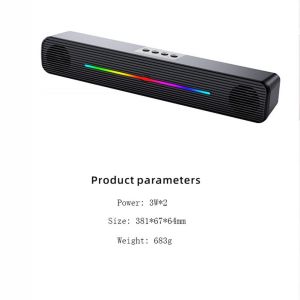 USB Audio Input Wireless Soundbar Speaker