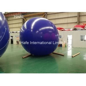 Custom Led Inflatable Helium Balloon Lights , Moon Light Ball Print Logo
