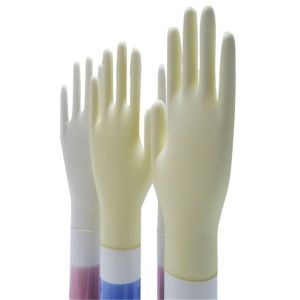 China Powder Free Disposable Hand Gloves Anti Virus Medical Grade  Rolling Design on sale