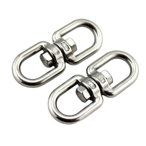 Buy Other Stainless Steel Rigging Hardware Double Eye Hook Swivel Shackle at wholesale prices