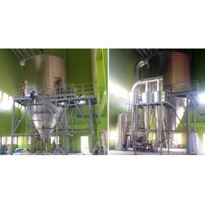 Lpg High Speed Centrifugal Spray Dryer For Food Fermented Liquid Starch Powder