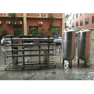 Stainless Steel 2000LPH Water Treatment Machinery Ro Water Purifier Plant