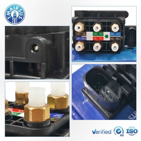 Valve Block For Audi A6C7 A8D4 Bentley Mulsanne Solenoid Valve 4H0616013 4G0616005C 4H0616005C Air Suspension Component Compressor Pump Parts