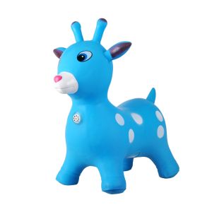 Inflatable 6 Inch Bouncy Giraffe Hopper Animals Anti Slipping