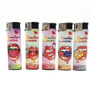 Customized Popular Logo Smoking Lighter Dongyi Cheapest Refillable Electric