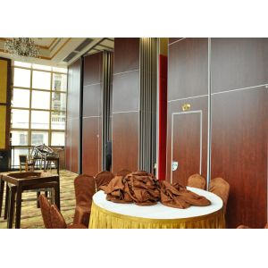 Quality Vinyl Finish Top Hung Folding Sliding Partitions For Wedding Room for sale