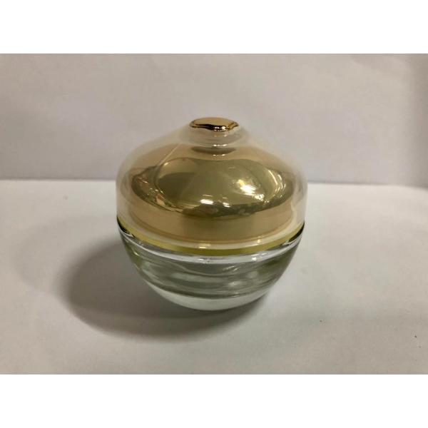 Buy 30g 50g Subulate Glass Cosmetic Jar Cream Bottles Cream Jars/ Eco Friendly Cosmetic Packaging at wholesale prices