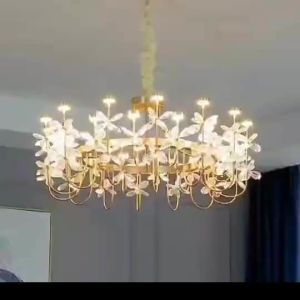 Customization Luxury Chandelier Nordic Modern Crystal Pendant Light