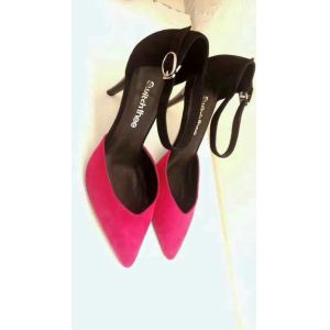 Fashion Pointed folding Heels High Heel Sandals Women's Shoes Custom Large Size