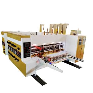 Automatic Folder Gluer 18mm Flexo Printer Slotter Strapline Plc