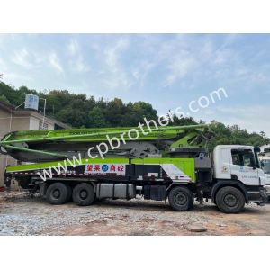 2018 Zoomlion 56m Truck Mounted Concrete Boom Pump with 2.6mm Vibrating Amplitude