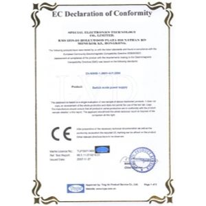 SHENZHEN HUICHANG DISPLAY TECHNOLOGY CO., LTD Certifications