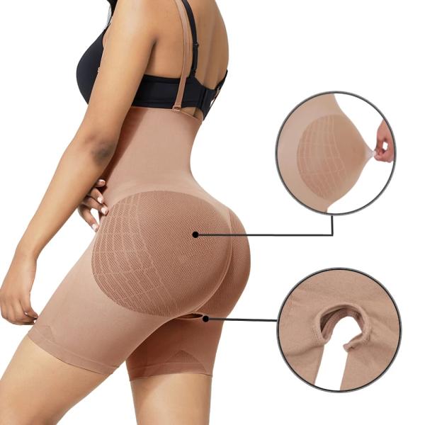 Nonwoven Weaving Method High Waist Shapewear Slimming Body Shaper for Plus Size Women