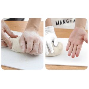 Ivory Latex Disposable Medical Gloves Powder Free Non Sterile