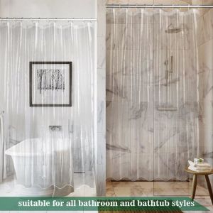 Wholesale Clear Transparent PEVA Plastic Waterproof Thick Disposable Shower