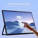 18.5 Portable Gaming Monitor with Full HD IPS HDR Panel 300nit Display 72% NTSC