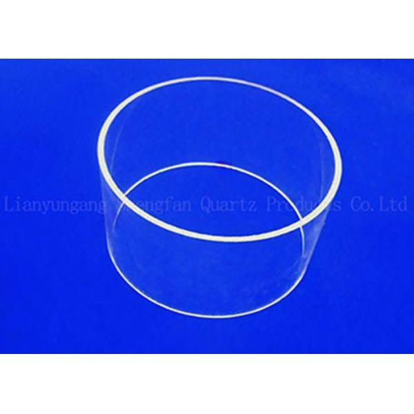 Large Diameter Transparent 2.2g/Cm3 Quartz Glass Tube Heat Resistant