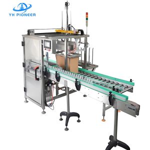 High Efficiency Bottle Case Packer Machine For 15-25 Cases Per Minute