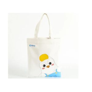 Custom Logo Womens Crossbody Fashion Canvas Printed Tote Bag With Inside Pockets